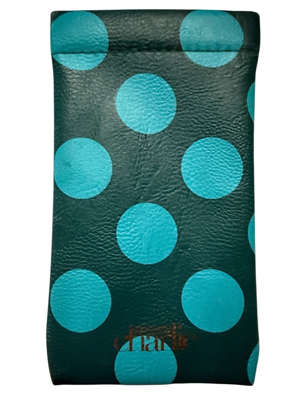 Charming Charlie Polka Dot Faux Leather Eyeglass Sleeve!